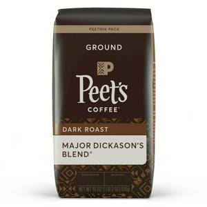 lot 67964 image: Peets Major Dickason Dark Roast Ground Coffee - 18oz