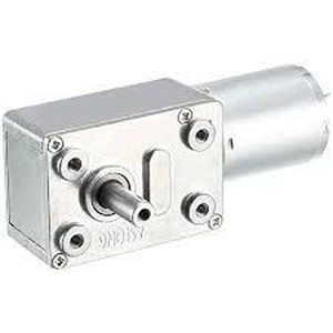 lot 67997 image: Bringsmart 12V 6rpm DC Worm Gear Motor 25 kg.cm High Torque Low Speed Mini Turbine Worm 6-24V Reducer Electric Motor Self-locki qty168