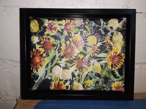 lot 4651 image: Floral Art Decor