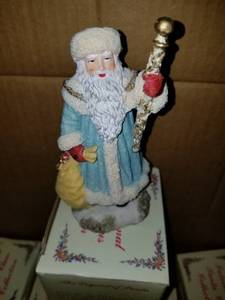 lot 39 image: The International Santa Claus Collection Grandfather Frost Russia Christmas Holiday Figurine 1993 Sc12