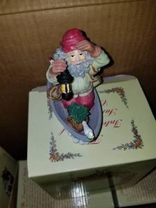 lot 59 image: International Collection Greece St. Nicholas Santa Claus Boat Figure ,2001, Sc49