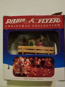 lot 152 image: Radio Flyer Classic Little Red Wagon Bear Christmas Tree Ornaments Lot 106 109