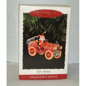 lot 155 image: hallmark keepsake ornament santas roadster here come santa series 17th in series 1995