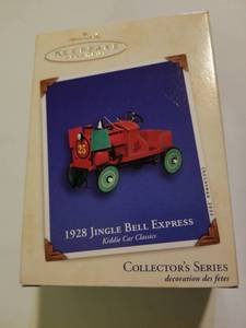 lot 171 image: 1928 Jingle Bell Express Hallmark Ornament