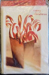 lot 192 image: Pack of 6 Christmas Cards, Merry Christmas