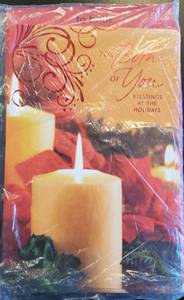 lot 212 image: Pack of 6 Christmas Cards, For both of you