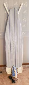 lot 168 image: Hamilton Beach SteamExcel Iron and Ironing Board