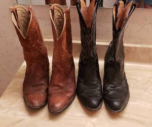 lot 195 image: Mens Cowboy Boots  12D