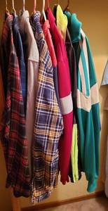 lot 201 image: Mens Shirts and Athletic Suits  ML