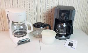 lot 387 image: 2 Mr. Coffee Makers, Extra Decanter, and Filters
