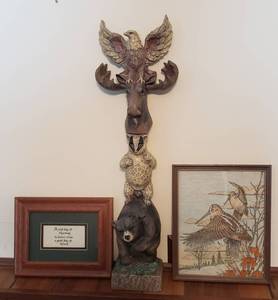 lot 416 image: Hunting Decor and Animal Totem