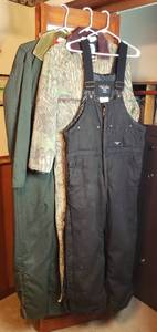 lot 459 image: Walls Bib Overalls - Sz Large, Walls Coveralls - Sz Large, Liberty Realtek Camo Coveralls - sz Large