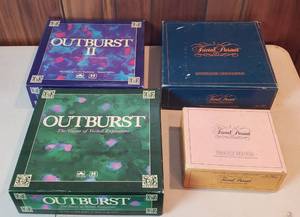 lot 510 image: OUTBURST & Trivial Pursuit Games
