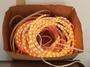lot 823 image: 4 Sets of Rope Lights  2 have electrical plug and other 2 could be connected