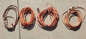 lot 866 image: 4 Heavy Duty Extension cords