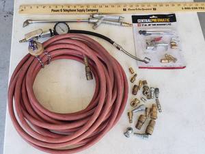 lot 869 image: Air tool accessories & Air hose