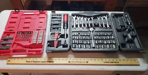 lot 924 image: Reliant Bits & sockets in case, Allied tools in case