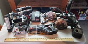 lot 949 image: Craftsman Power Tool set with Battery & Charger - 13pcs