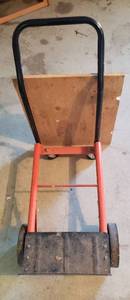 lot 955 image: Adjustable Cargo Cart with wood topper