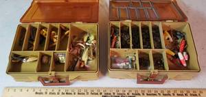 lot 973 image: 2 Magnum by Plano Tackle boxes with contsnts