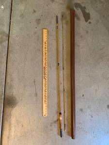 lot 977 image: Vintage Fishing Rod in case