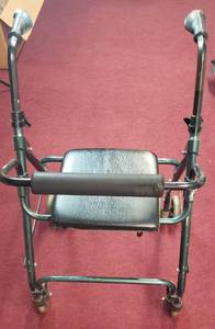 lot 606 image: Rolling WalkerChair  folding & adjustable