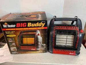lot 693 image: Mr. Heater Big Buddy Portable indoor safe Propane Heater