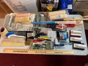 lot 701 image: Painting Supplies