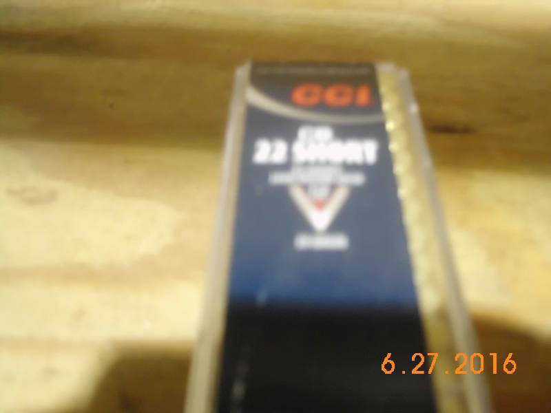 lot 1606 image: CCI Brand CB 22 Short 100 Rounds