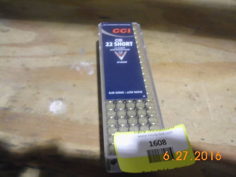 lot 1608 image: CCI Brand CB 22 Short 100 Rounds