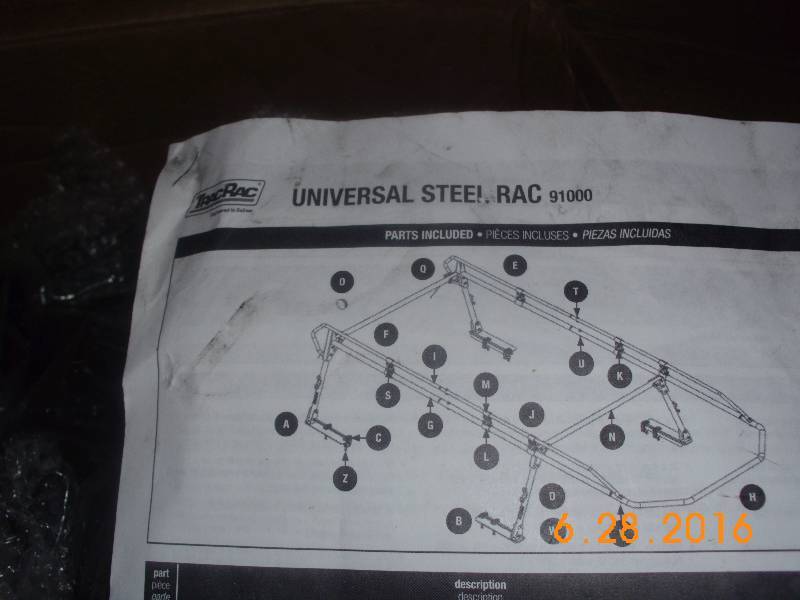lot 1633 image: TRAC RAC Universal Steel Rac 91000 Mounting Hardware