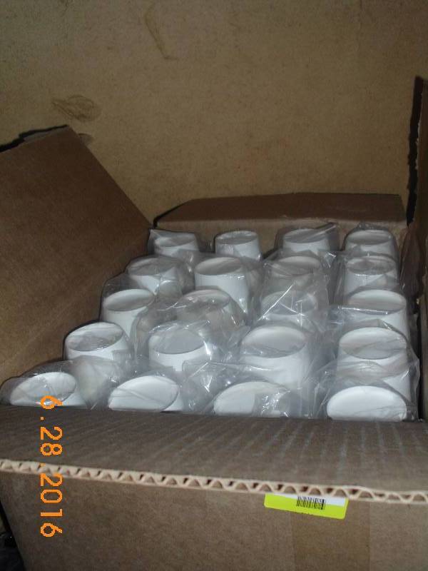 lot 1636 image: Case of Hot Coffee Cup Disposable 1000 8oz