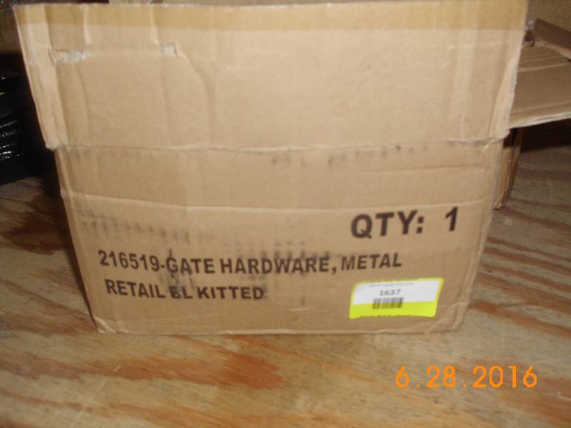 lot 1637 image: Gate Hardware Kits 2 Boxes
