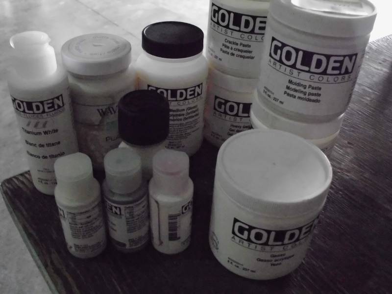 lot 1771 image: Lot of Golden Artist Molding Paste