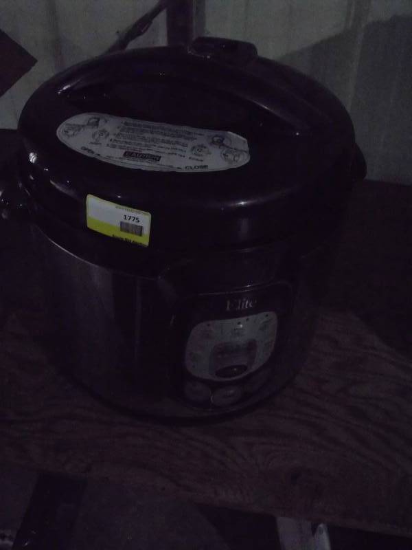 lot 1775 image: Elite Brand Electric Pressure Cooker