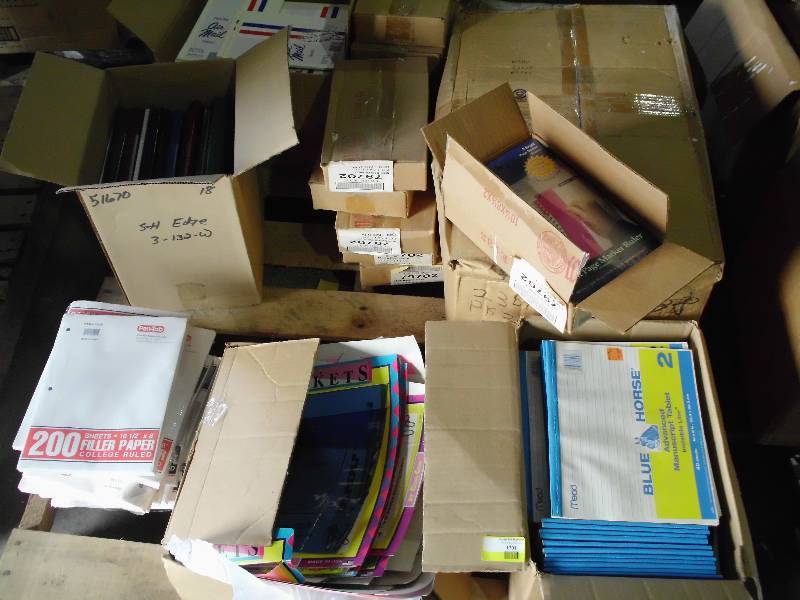 lot 1791 image: Pallet of School Supplies
