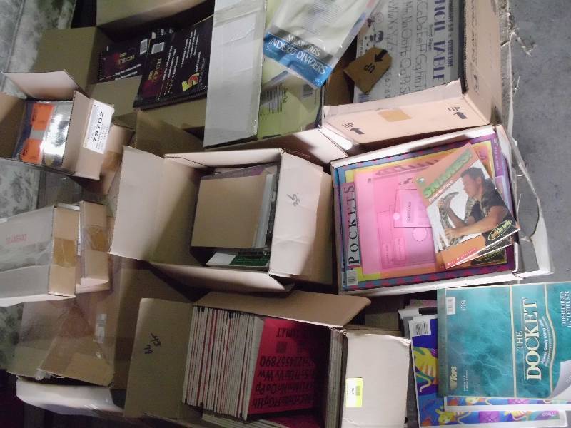 lot 1792 image: Pallet of School Supplies