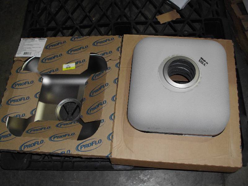 lot 1801 image: Lot of 6 Pro Flo Stainless Sinks PFSR171963 17 x 19