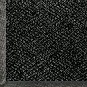 lot 3107 image: MA Matting - 2295700310 WaterHog Eco Commercial-Grade Entrance Mat, IndoorOutdoor Black Smoke Floor Mat 10 Length x 3 Width, Black Smoke by