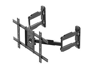 lot 4070 image: Monoprice Cornerstone Series Full-Motion Articulating TV Wall Mount Bracket - for TVs 37in to 70in Max Weight 99lbs VESA Patterns Up to 600x400 Rotating Black
