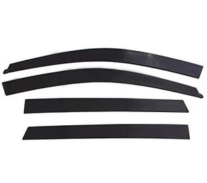 lot 4073 image: Auto Ventshade AVS 894049 Low Profile Dark Smoke Ventvisor Side Window Deflector, 4-Piece Set for 2015-2021 Chevrolet ColoradoGMC Canyon Crew Cab , Black
