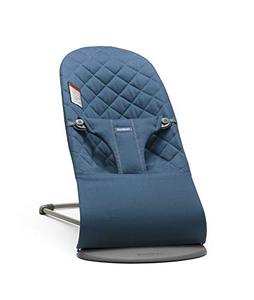 lot 5107 image: BabyBj�rn Bouncer Bliss, Cotton, Midnight Blue