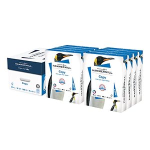 lot 5117 image: Hammermill Printer Paper, 20 Lb Copy Paper, 8.5 x 11 - 8 Ream (4,000 Sheets) - 92 Bright, Made in the USA