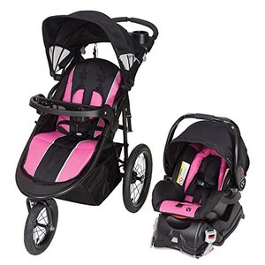 lot 5131 image: Baby Trend Cityscape Jogger Travel System, Rose