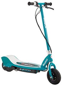 lot 6125 image: Razor E200 Electric Scooter - Teal , 37 x 16 x 42-Inch