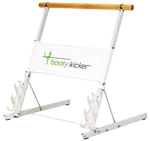 lot 6154 image: Booty Kicker �� Home Fitness Exercise Barre, Folds Flat, Portable, Storable, Strong Angular Design for Pushing, Pulling, Balance & Ballet Exercises, Perfect for Barre Workouts