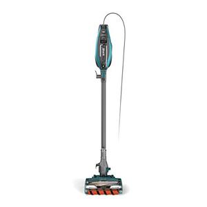 lot 6161 image: Shark ZS362 APEX Corded Stick Vacuum with DuoClean and Self-Cleaning Brusholl, Precision Duster, Crevice and Pet Multi-Tool, Forest Mist Blue, 10.2 in L x 9.8 in W x 46.4 in H