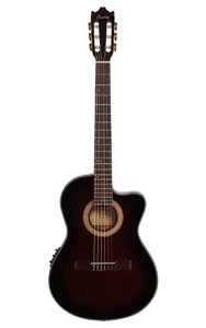 lot 6167 image: Ibanez GA35TCEDVS AcousticElectric Guitar - Dark Violin Burst