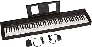 lot 6201 image: YAMAHA P71 88-Key Weighted Action Digital Piano with Sustain Pedal and Power Supply (Amazon-Exclusive)