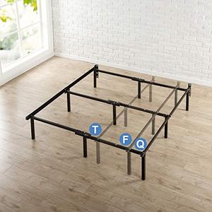 lot 6202 image: Zinus Michelle 12 Inch Compack Bed Frame, for Box Spring and Mattress Sets, Extra High so Bed Risers not needed, Fits Twin to Queen
